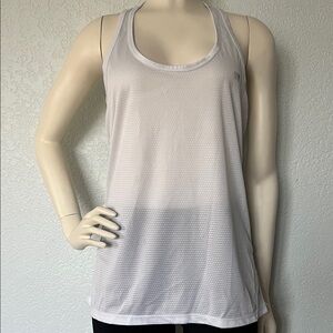 Marika White Racerback Workout Tank Top Medium Activewear Training